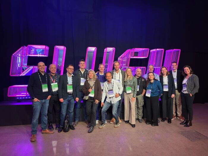 Metascan team at an industry event