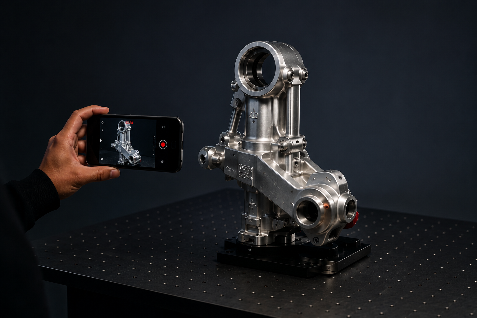 Gaussian Splatting reconstruction used for industrial inspection